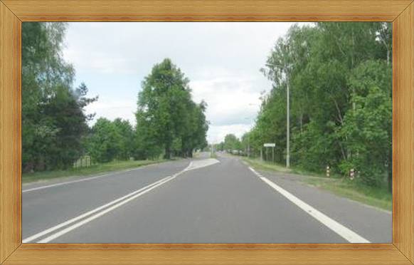 Wjazd do Olsztyna trasą 51 po lewej UWM Olsztyn.