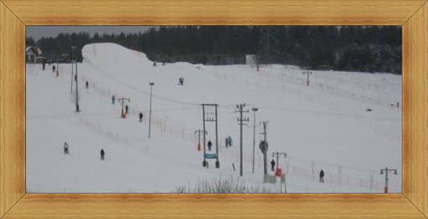 Zimowe ferie Olsztyn - Ruś Kartasiówka wyciąg narciarski